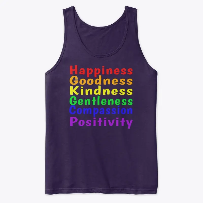 Happiness Goodness Kindness Rainbow