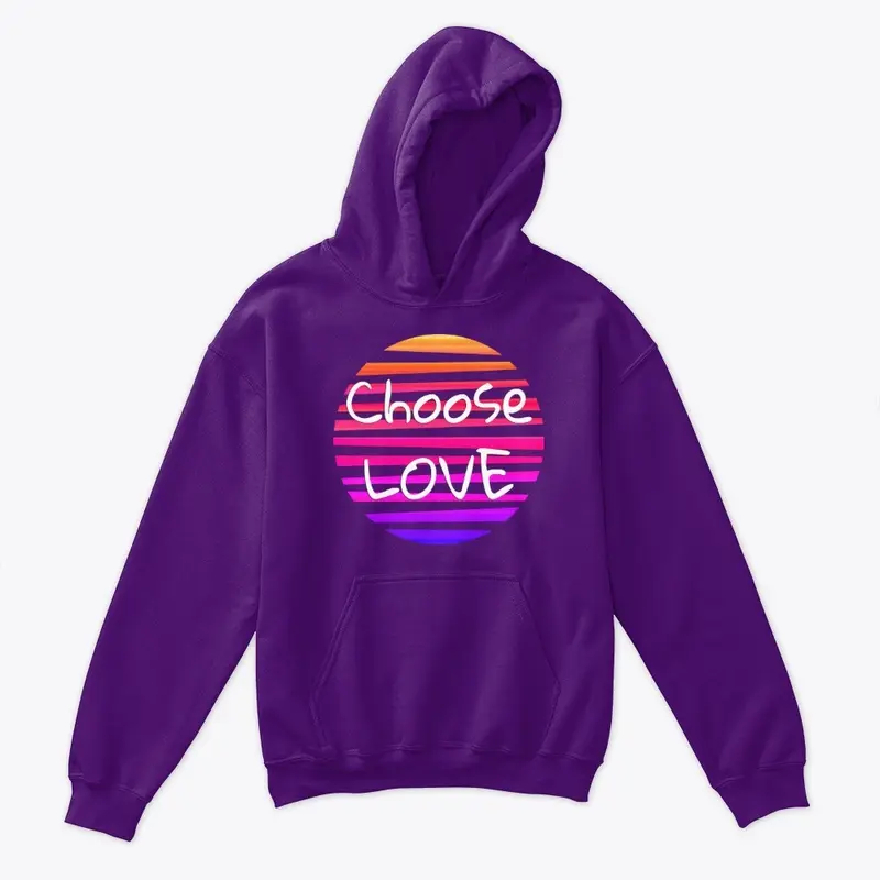 Choose Love Striped Sun Shirt